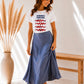Jupe Numa bleu jeans