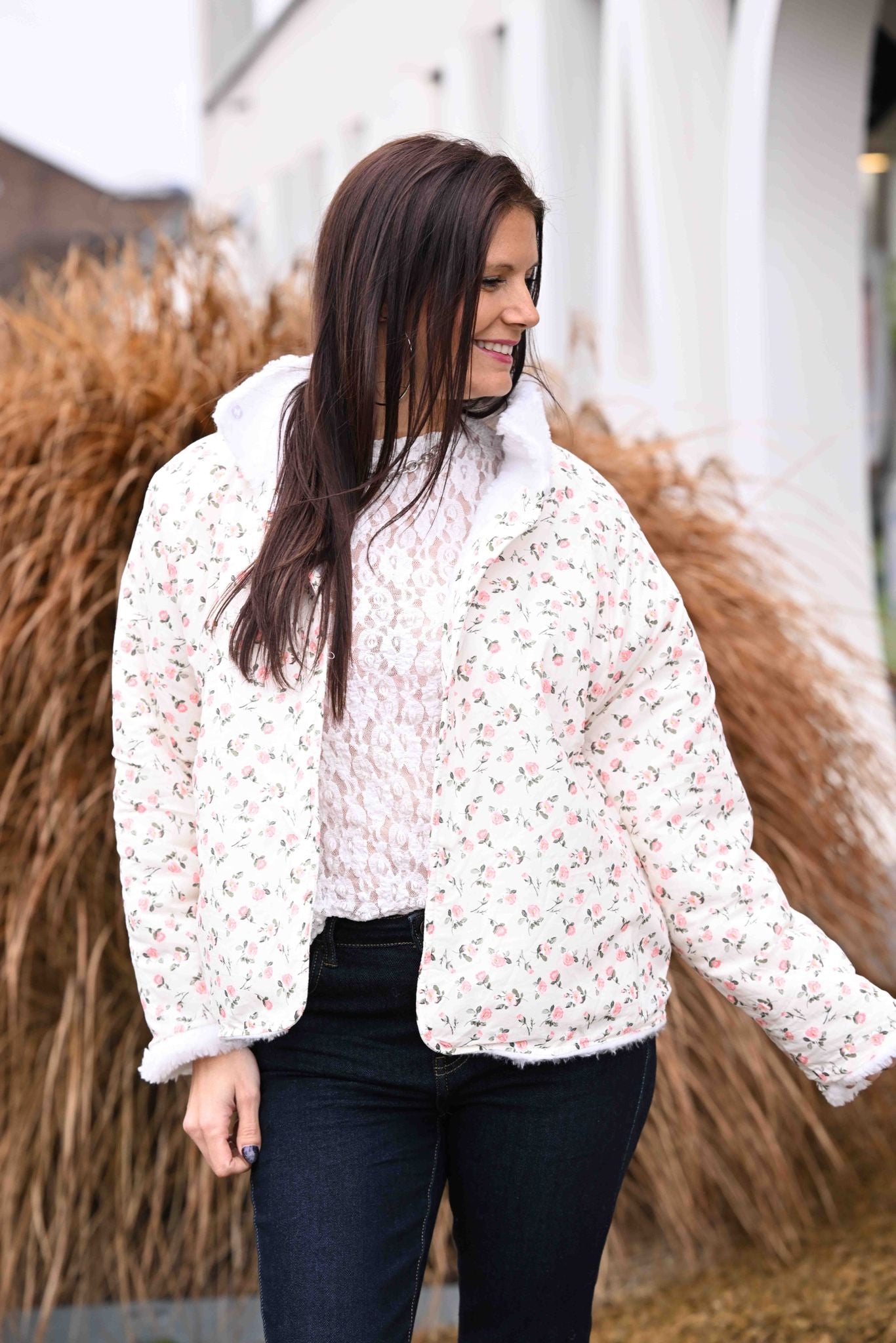 Veste réversible Rosie blanc