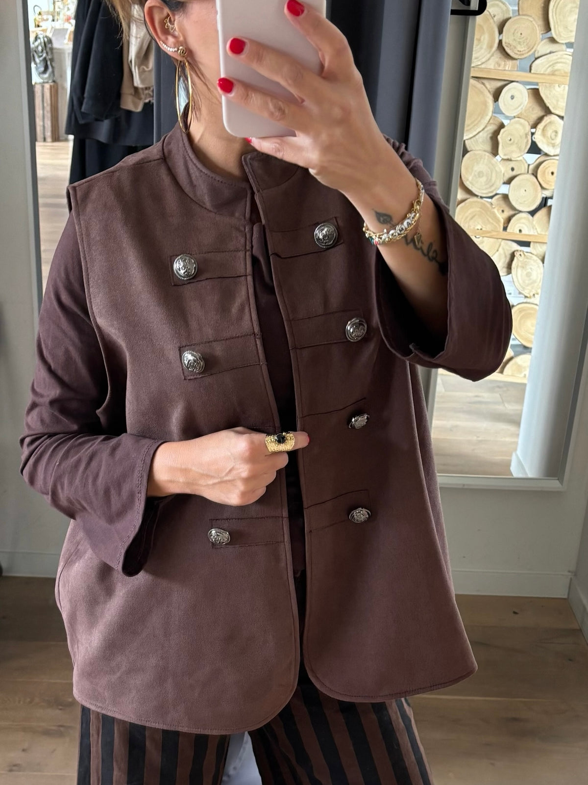 Gilet Electra chocolat