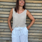 Short Palma blanc