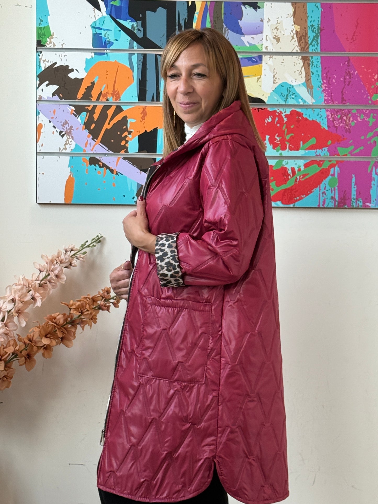 Veste Esmée bordeaux