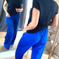 Pantalon Yolène bleu bic