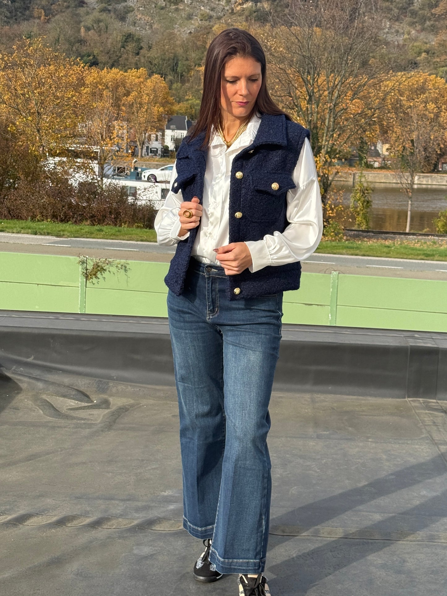 Veste Maylis bleu marine