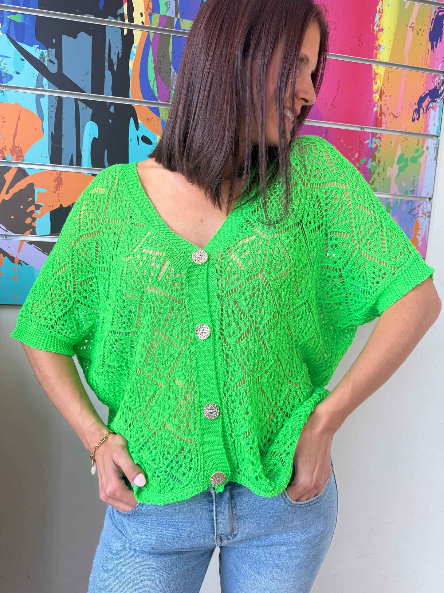 Gilet Danica vert flash