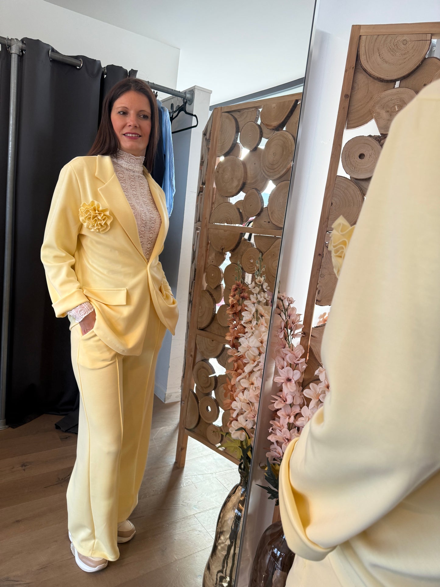 Blazer Flora jaune