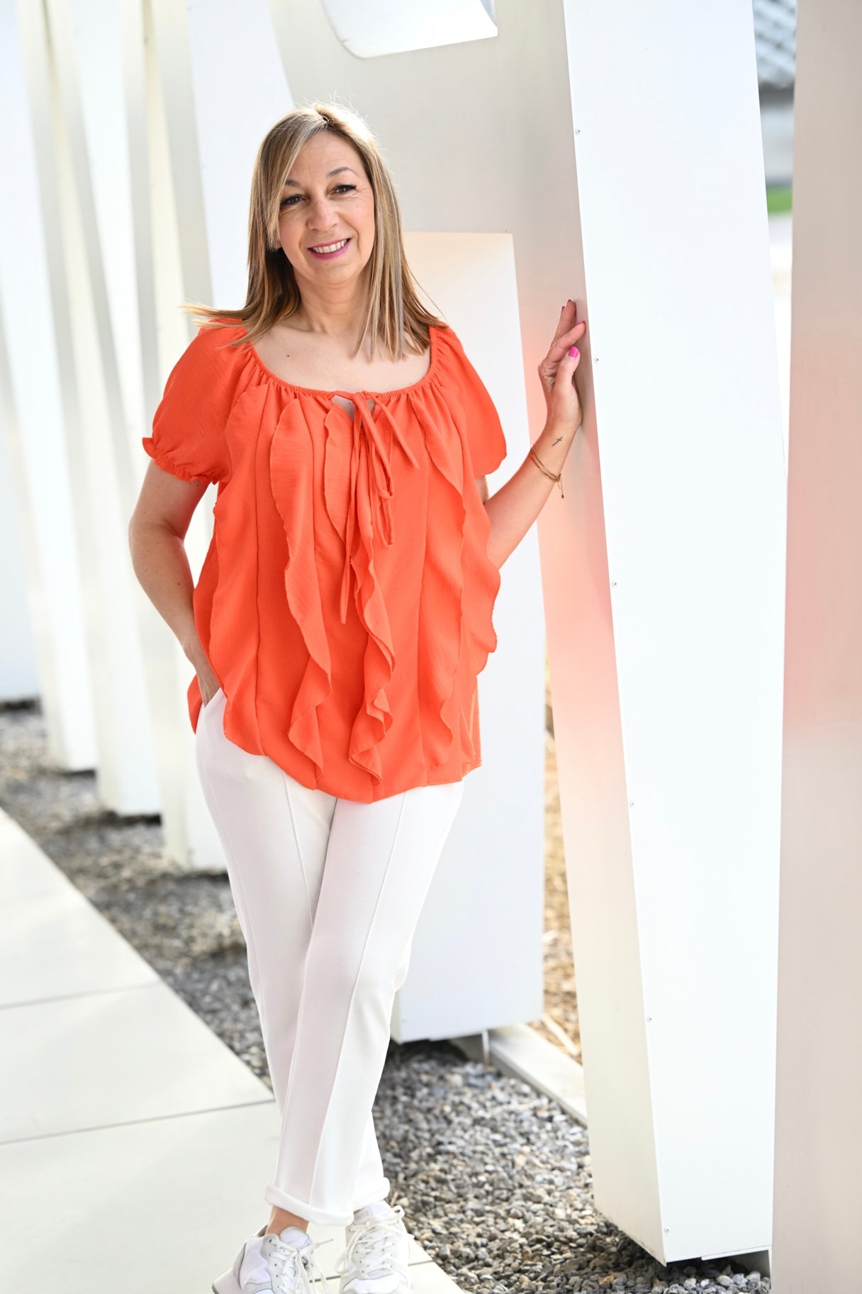 Blouse Odalys orange