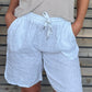 Short Palma blanc