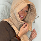 Cagoule doudoune Diana camel
