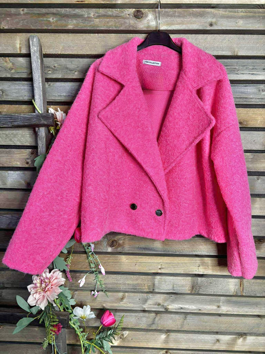 Manteau Flavia fuschia