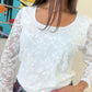 Blouse Enid blanc