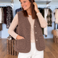 Gilet Zofia marron glacé