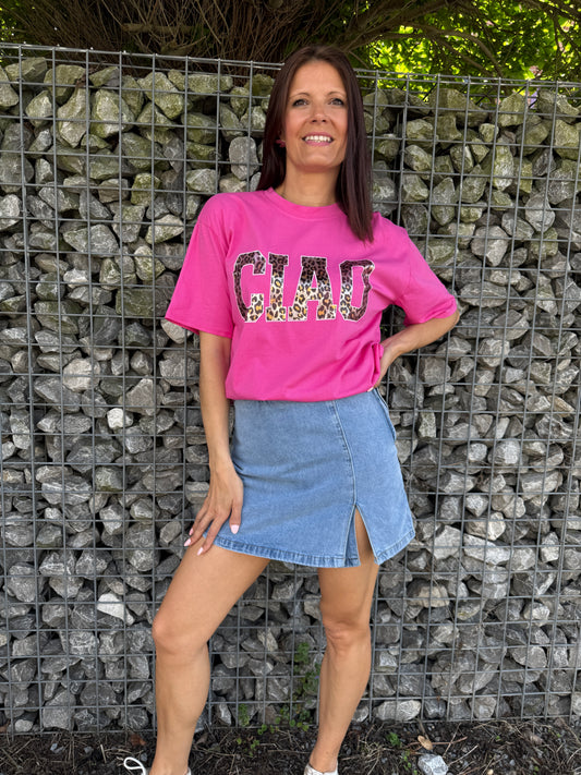 T-shirt CIAO fuschia