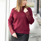 Blouse Estelle bordeaux