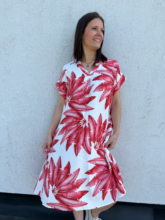 Robe Lorine rouge