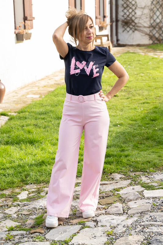 Pantalon Luca rose