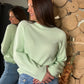 Pull Mira vert pistache