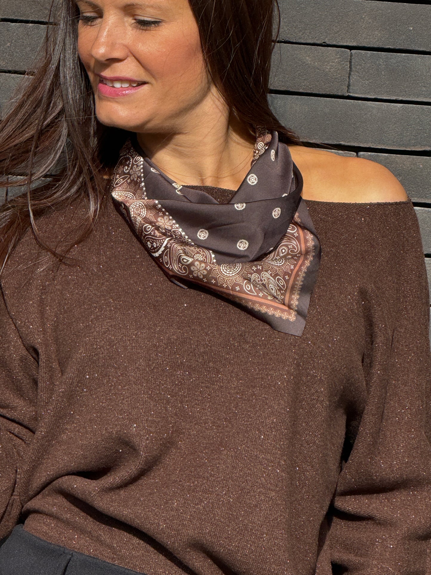 Pull Lilio chocolat