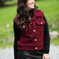 Veste Maylis bordeaux