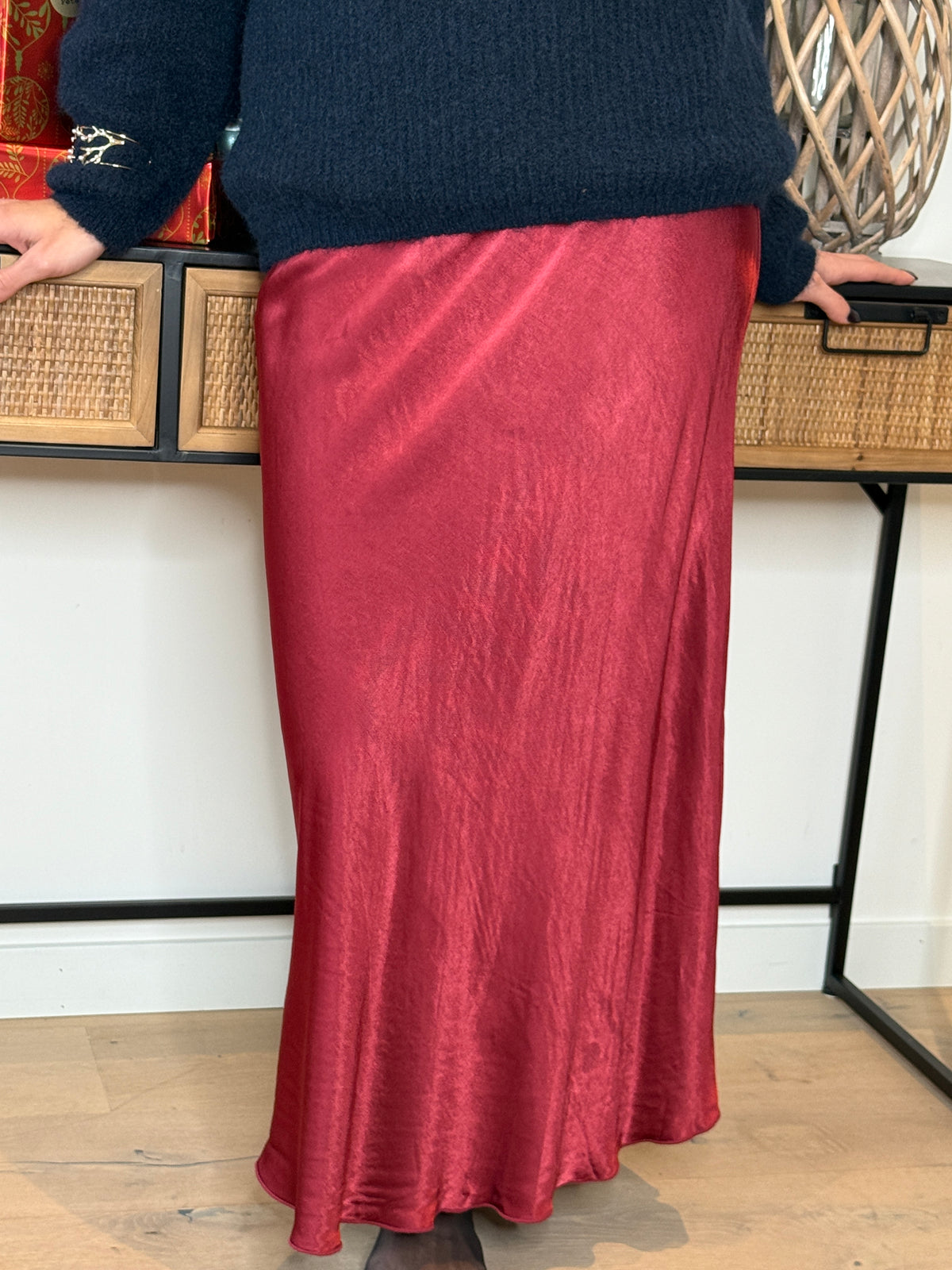 Jupe Abigaël Bordeaux