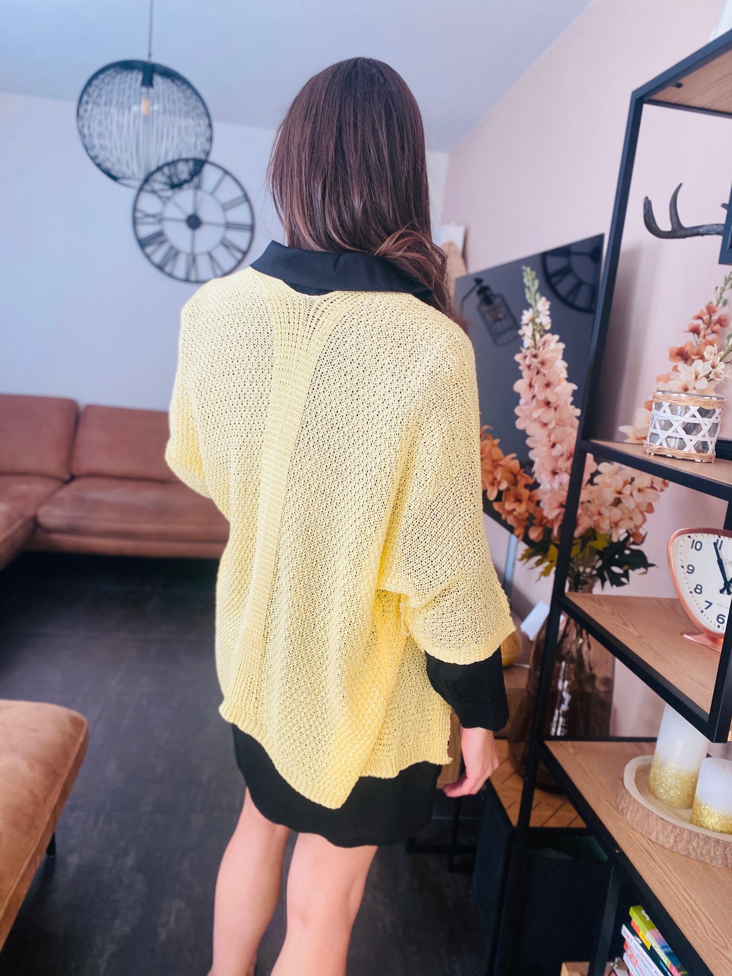 Gilet Flavia été jaune