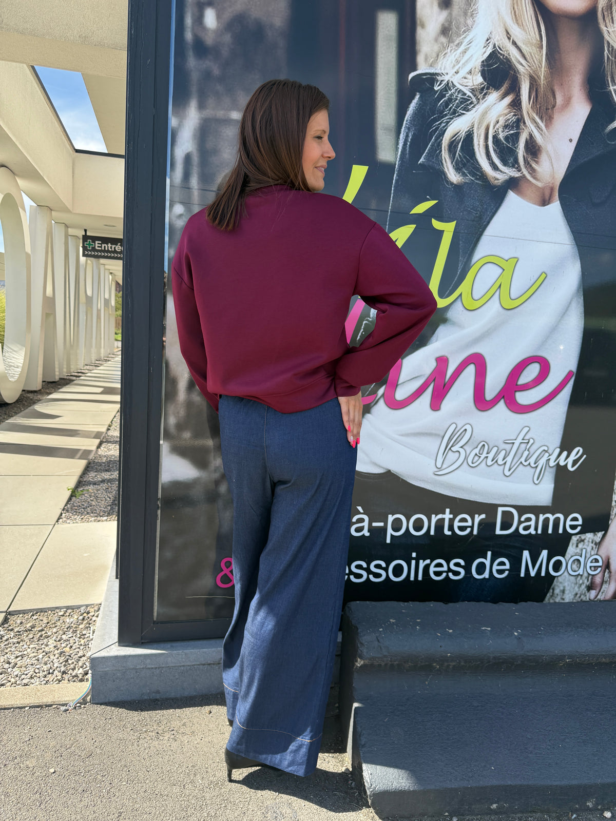 Sweat Brenda Bordeaux
