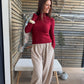 Sous pull Mélodie framboise