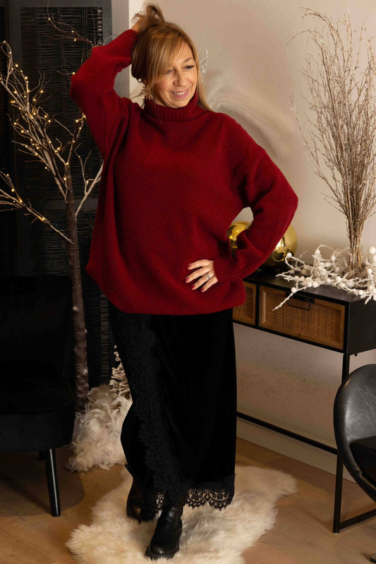Pull Mara bordeaux