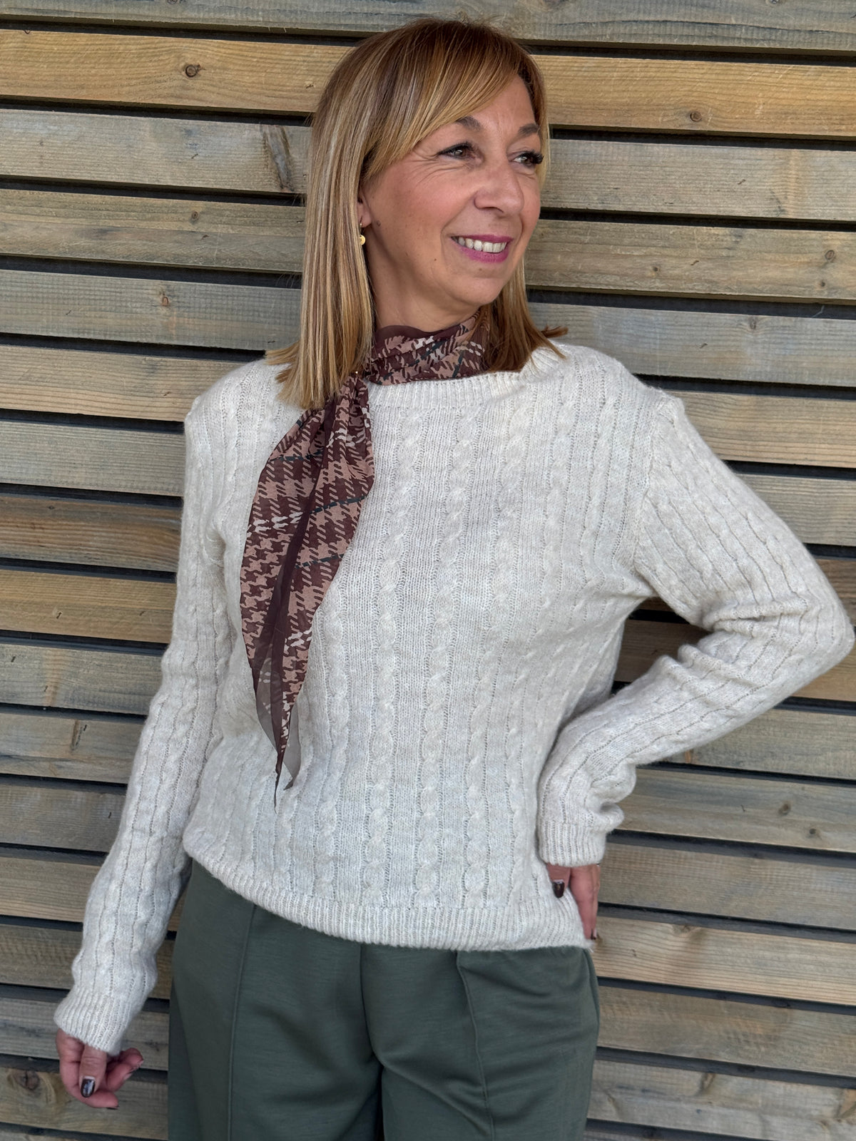 Pull Ilario beige