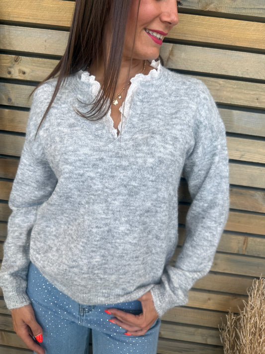 Pull Livia gris