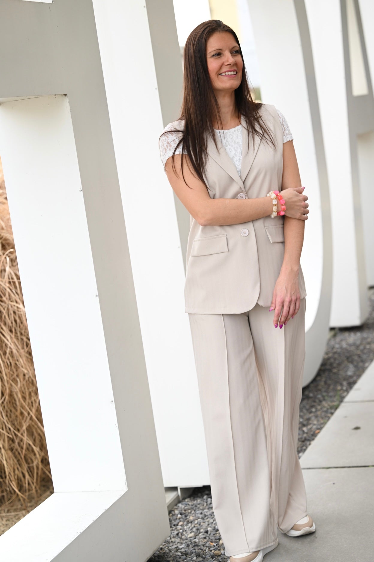 Pantalon Prya beige