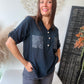 BLOUSE Anna noir