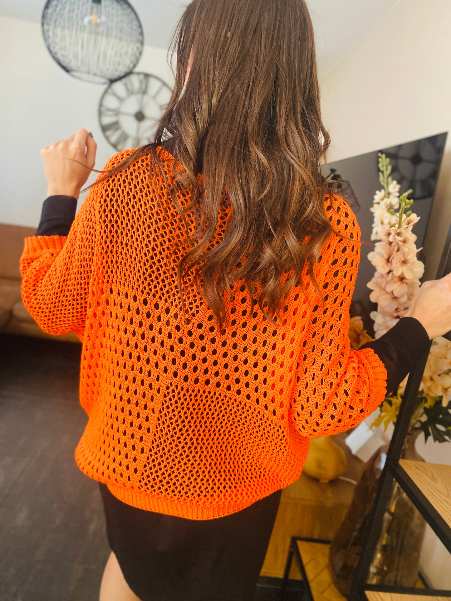 Pull Délia orange