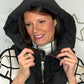 Cagoule doudoune Diana noir