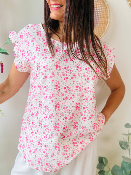 Blouse Lisette rose