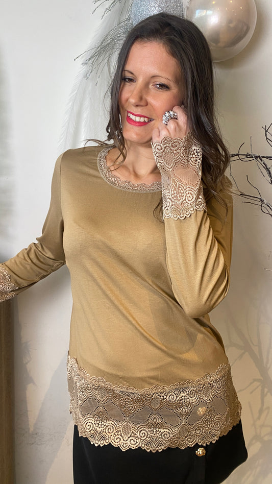 Blouse Léonora camel