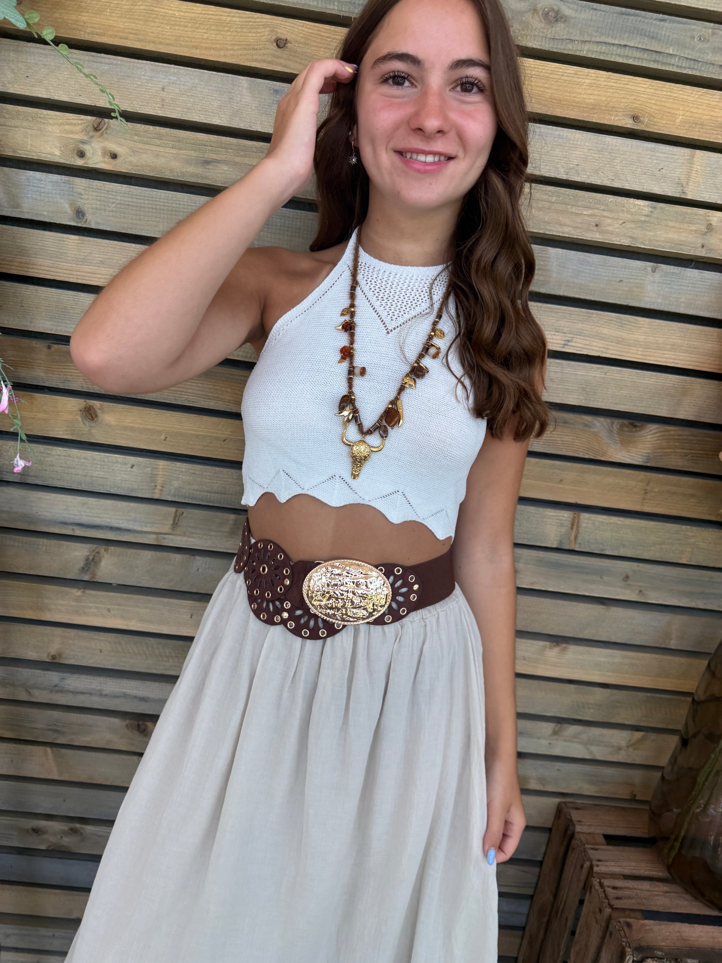 Ceinture Pablo chocolat