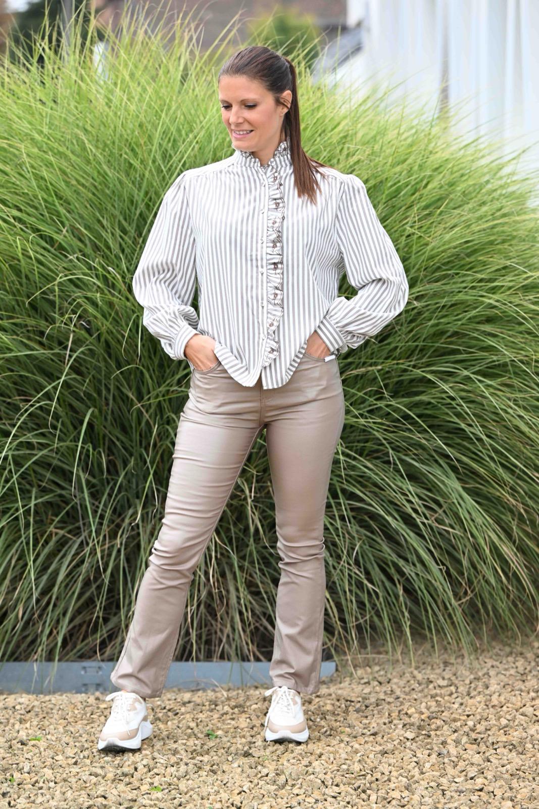 Pantalon Thao taupe