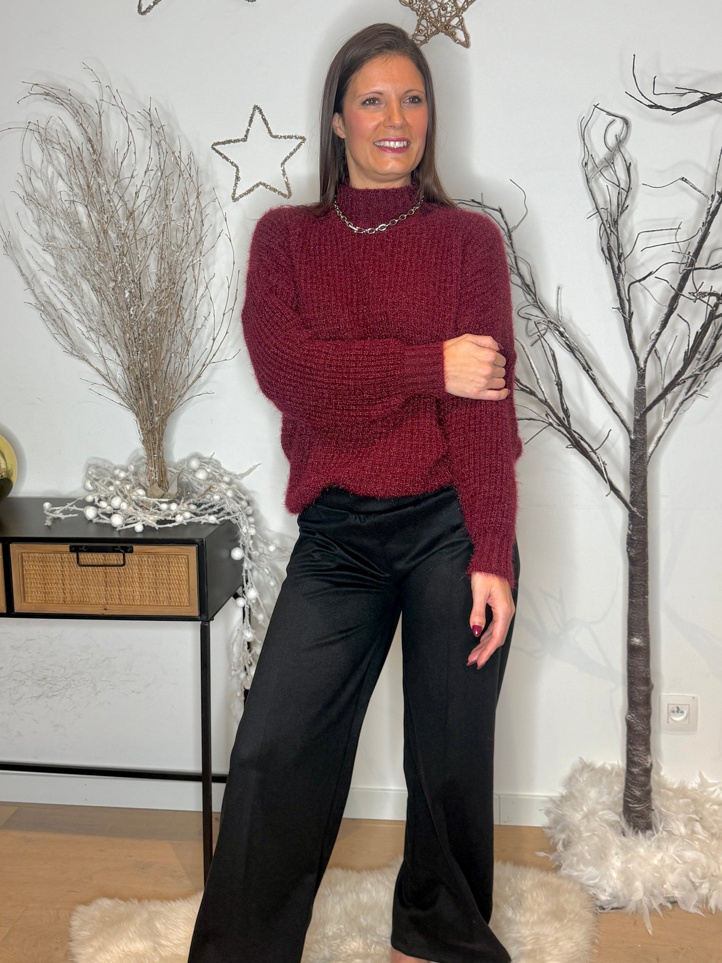 Pull Alissa bordeaux