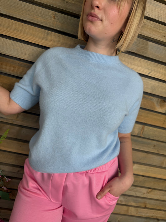 Pull Izé bleu ciel