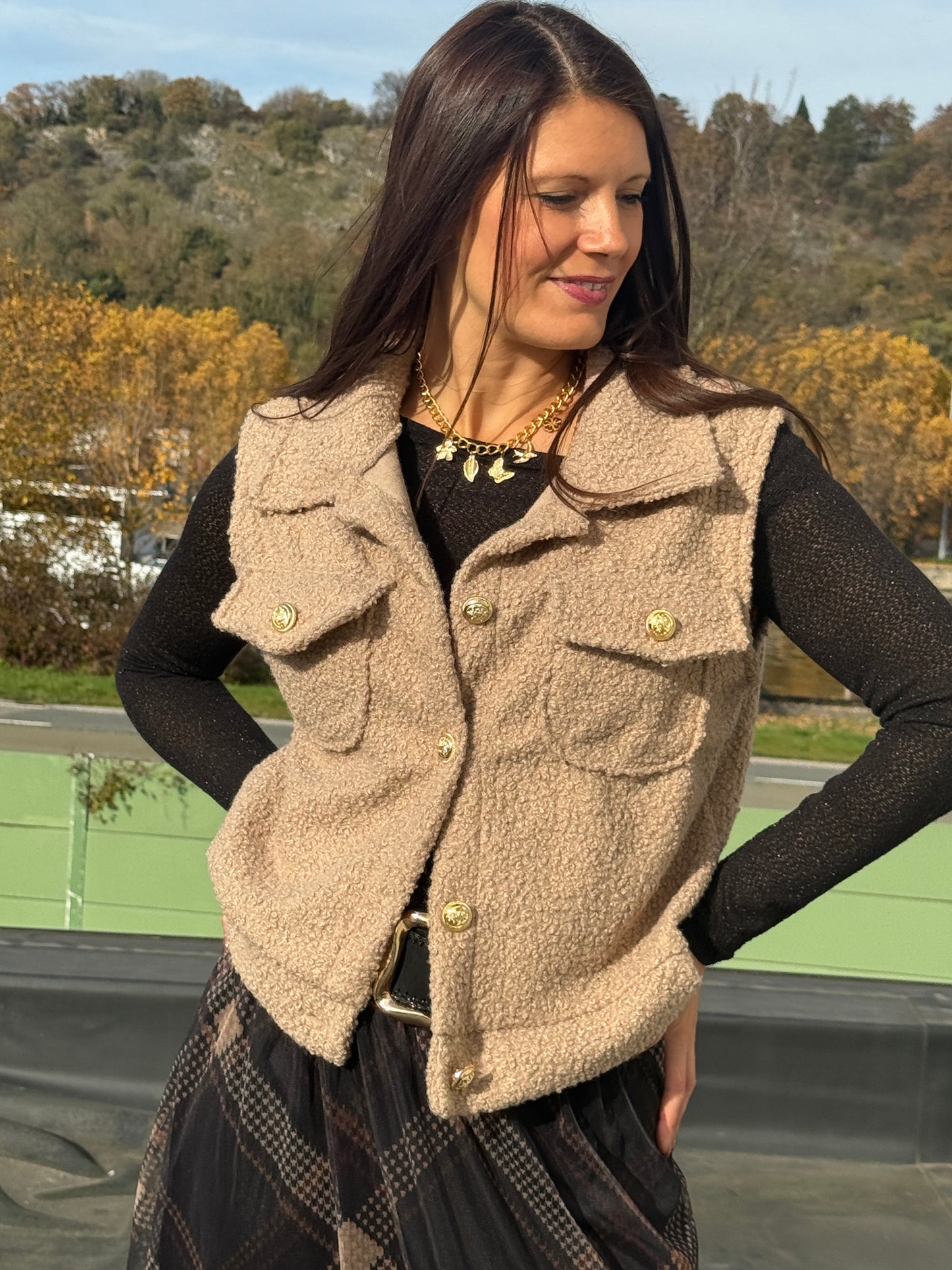 Veste Maylis Taupe
