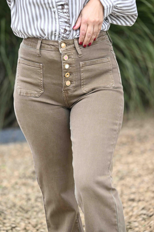 Jeans Gaspard taupe