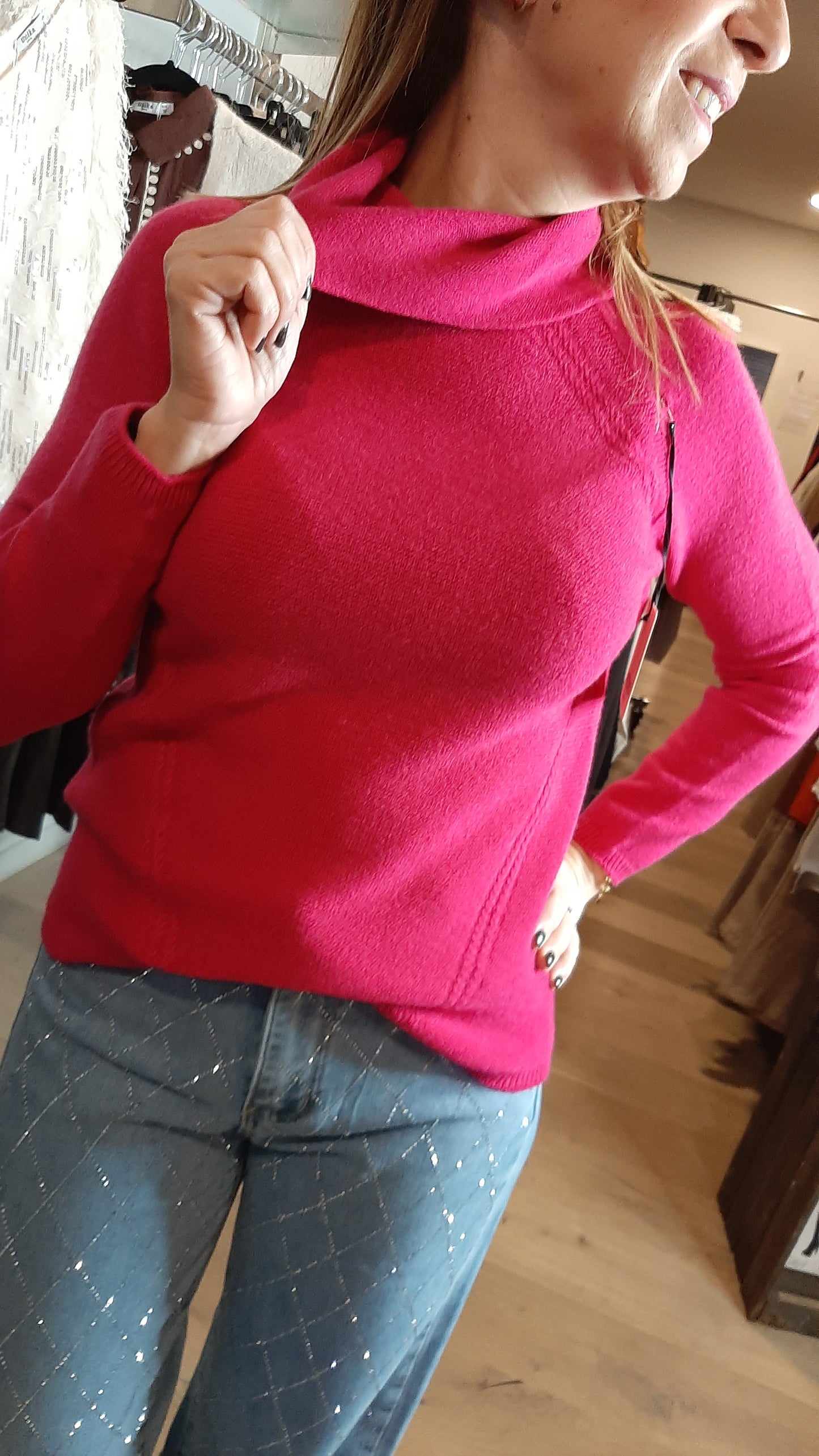 Pull Nadege Fuschia