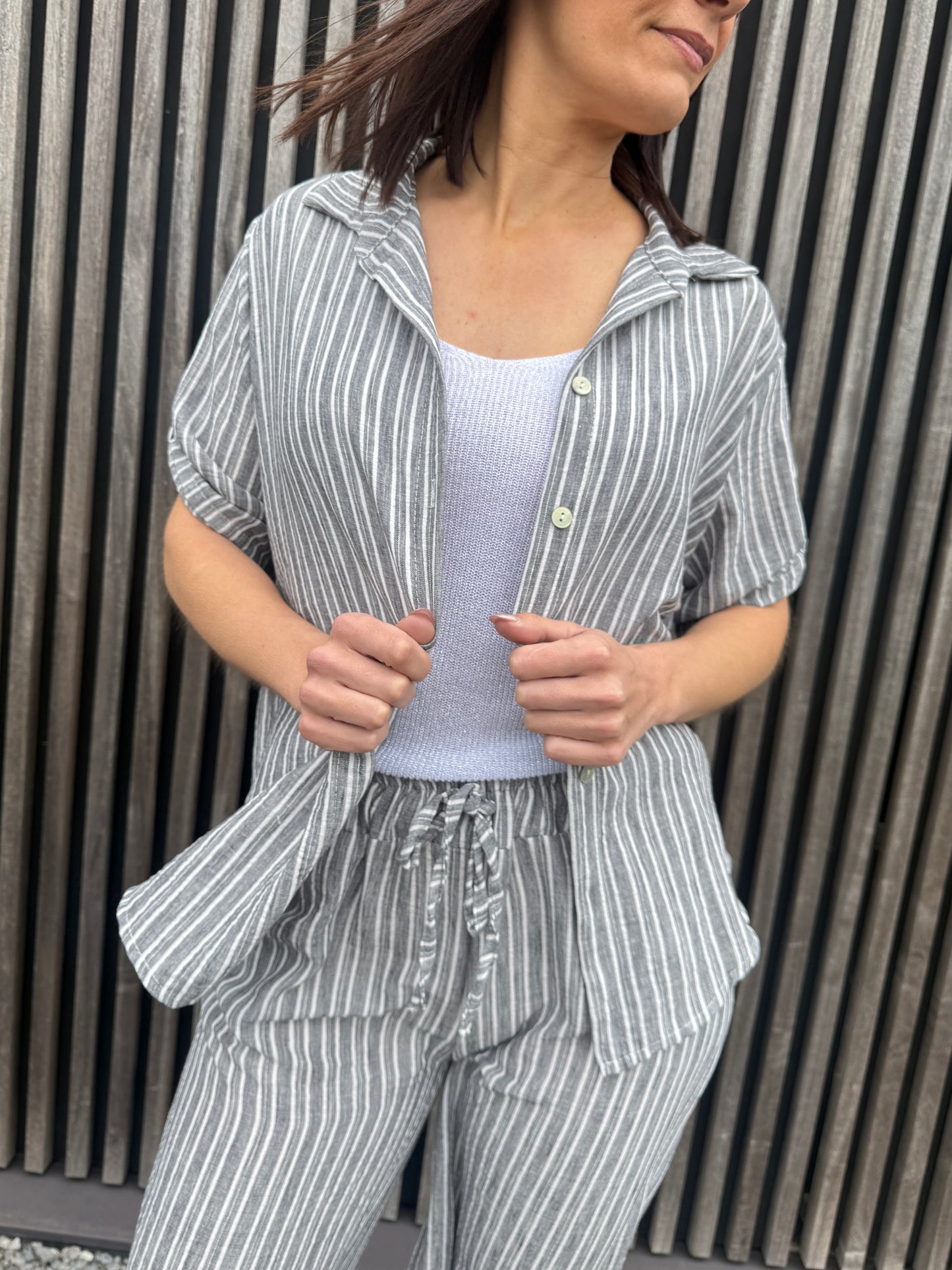 Chemisier Anémone gris