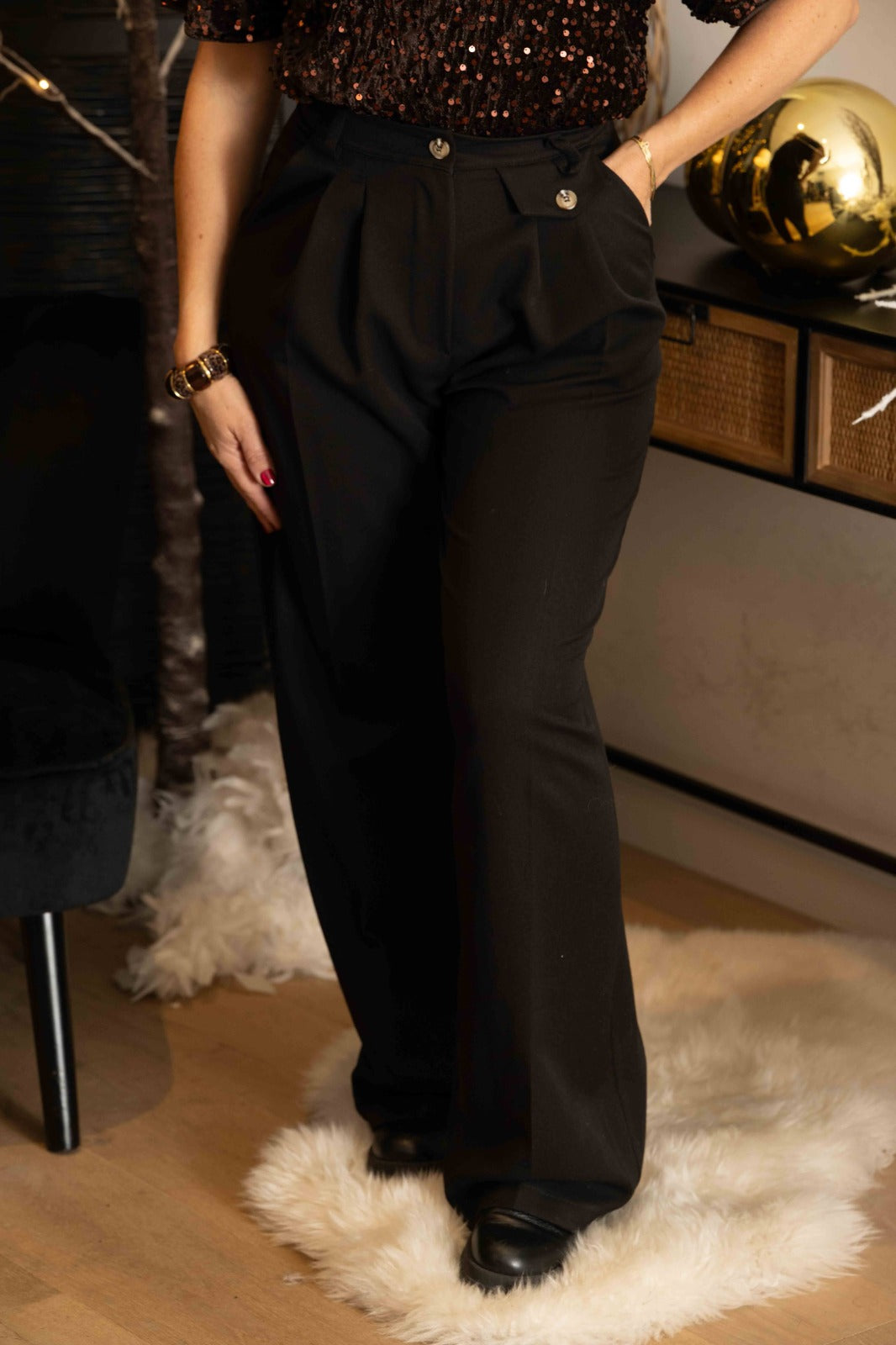 Pantalon Palazo Boris noir