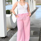 Pantalon Anémone rose