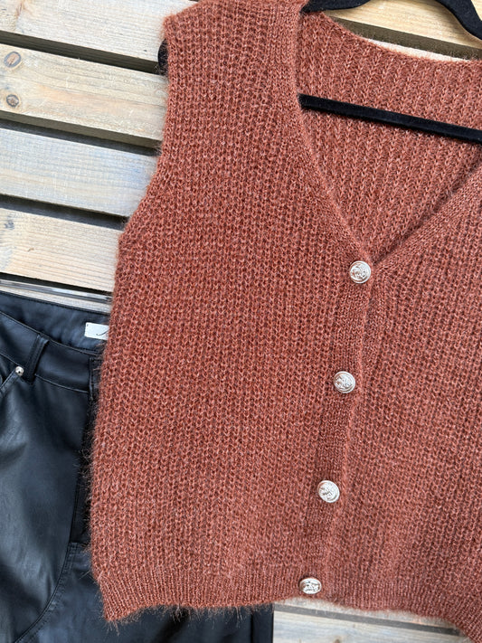 Débardeur Priscillia cognac