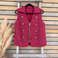 Gilet Sisi bordeaux