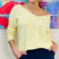 Pull Gabriella jaune clair