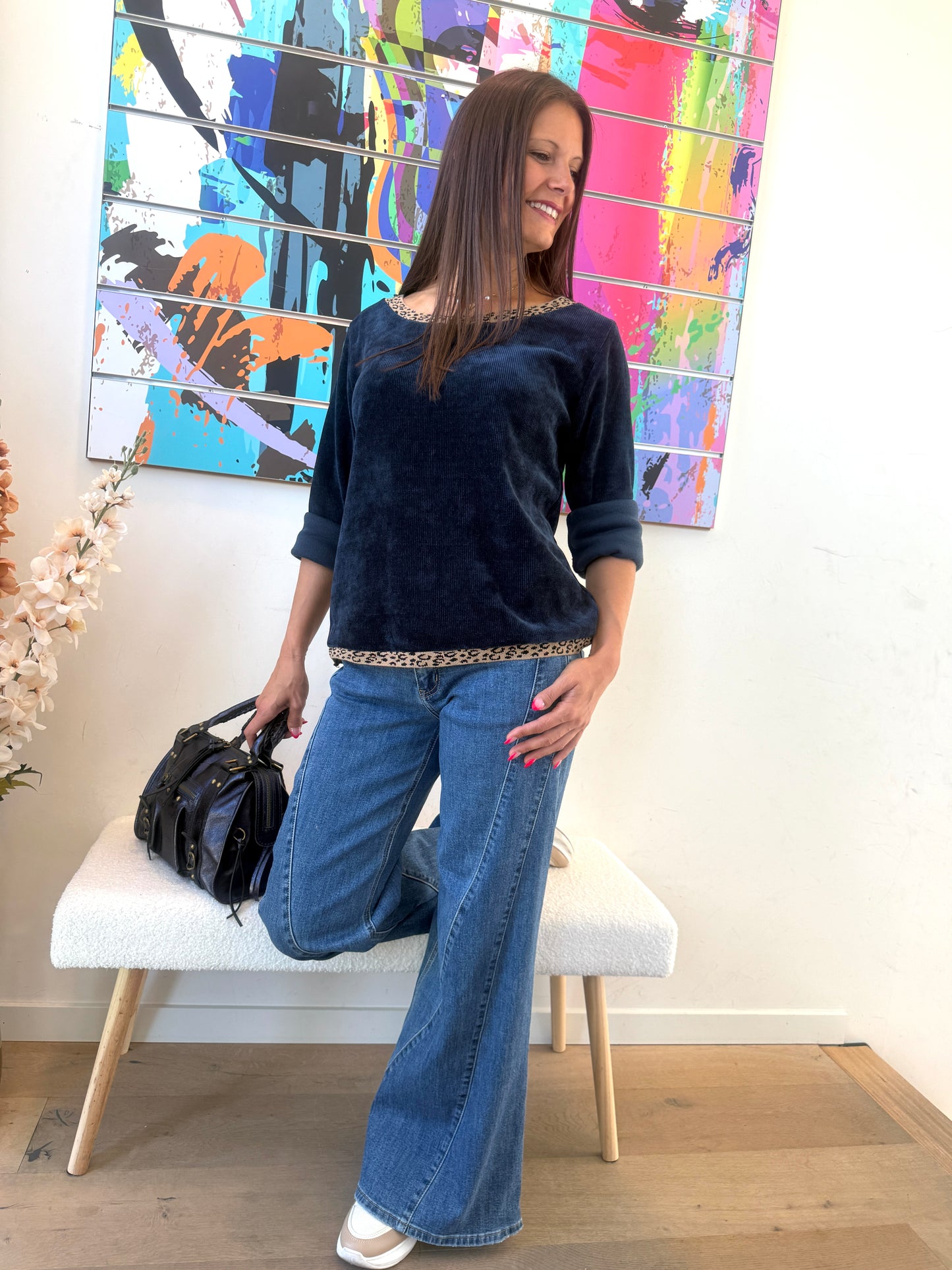 Pull Mya bleu marine