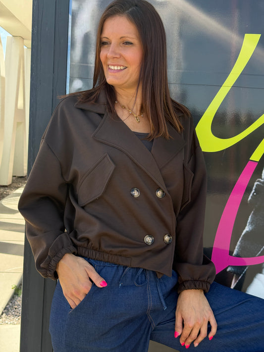 Veste Rachel chocolat